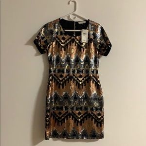 Beautiful sequin mini dress! NWT